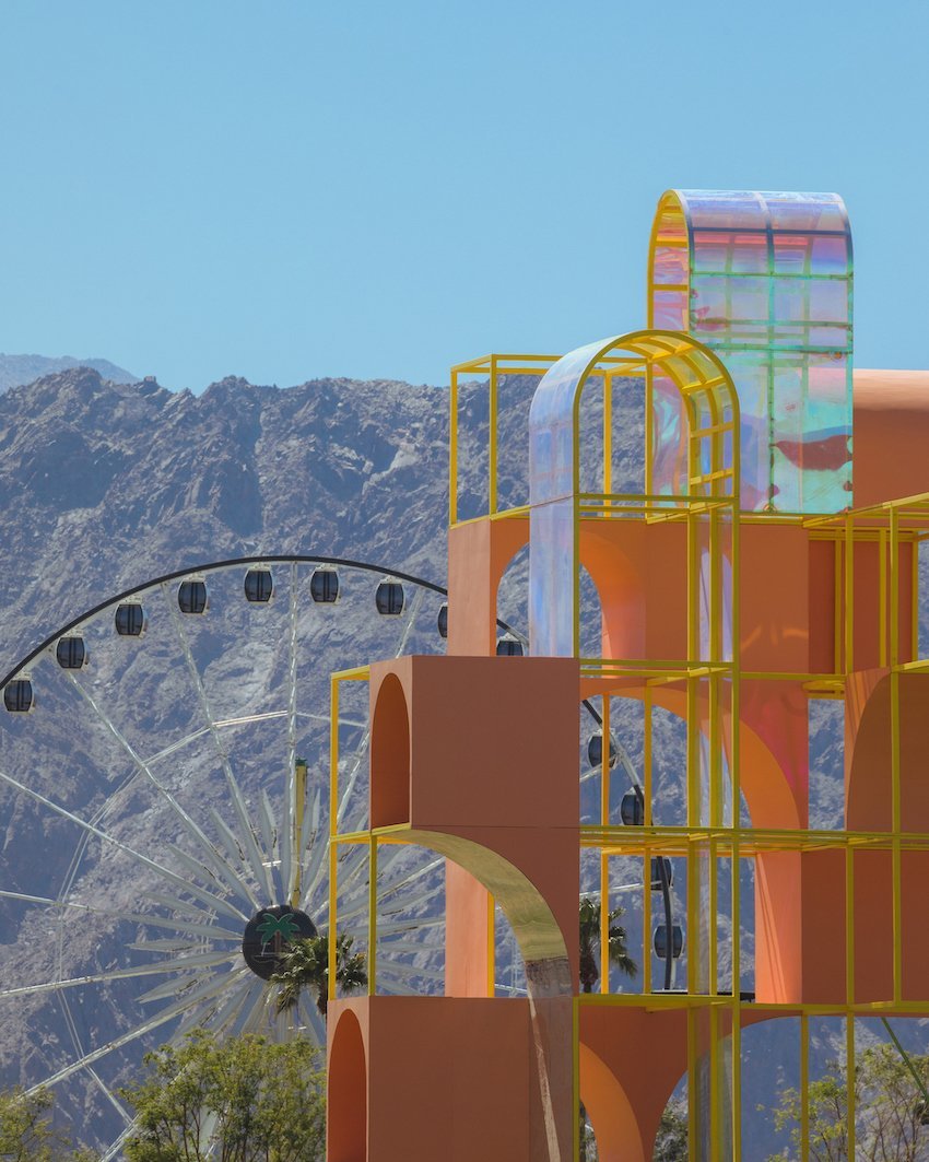The Playground aims to bring urbanism to the Coachella festival by creating four towers